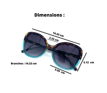 Charger l'image dans la galerie, Lunettes de soleil - ANNA | Havana et Bleu