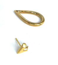 Charger l'image dans la galerie, Boucles d'oreilles 2 en 1 - E0044ORO