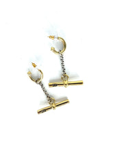 Charger l'image dans la galerie, Boucles d'oreilles 2 en 1 - E0082MOR