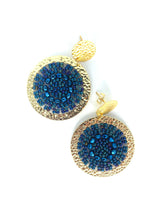 Charger l'image dans la galerie, Boucles d'Oreilles PATAGONA - Bleu Marine