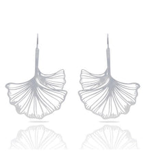 Charger l'image dans la galerie, Boucles d'oreilles - GINKGO BILOBA XL Argent