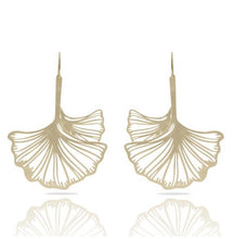 Charger l'image dans la galerie, Boucles d'oreilles - GINKGO BILOBA XL Or