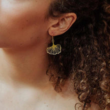 Charger l'image dans la galerie, Boucles d'oreilles - GINKGO BILOBA Or