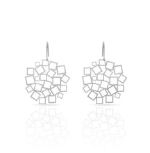 Charger l'image dans la galerie, Boucles d'oreilles - CUADRADO AL CUADRADO Argent