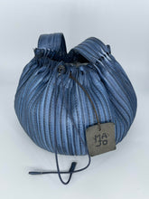 Charger l'image dans la galerie, Sac Rond Cuir - Bleu