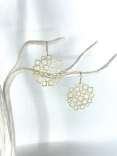 Charger l'image dans la galerie, Boucles d'oreilles - CUADRADO AL CUADRADO Or