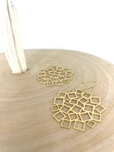 Charger l'image dans la galerie, Boucles d'oreilles - CUADRADO AL CUADRADO Or
