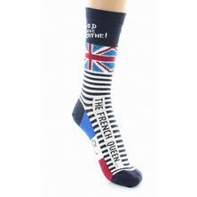 Charger l'image dans la galerie, Chaussettes Homme God Save Berthe Marine - Berthe Aux Grands Pieds