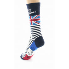 Charger l'image dans la galerie, Chaussettes Homme God Save Berthe Marine - Berthe Aux Grands Pieds