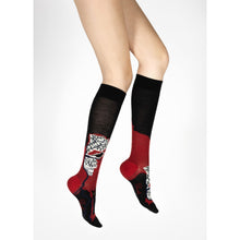 Charger l'image dans la galerie, Chaussettes Hautes Le Chat Et L'Oiseau - Berthe Aux Grands Pieds