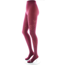 Charger l'image dans la galerie, Collant 40D Arbre Bordeaux - Berthe Aux Grands Pieds