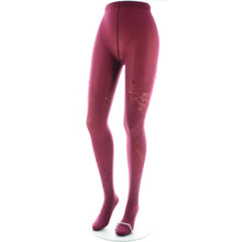 Charger l'image dans la galerie, Collant 40D Arbre Bordeaux - Berthe Aux Grands Pieds