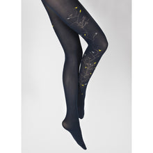 Charger l'image dans la galerie, Collant 40D Arbre Marine et Oiseaux Jaunes - Berthe Aux Grands Pieds