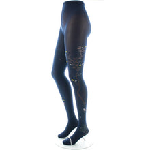 Charger l'image dans la galerie, Collant 40D Arbre Marine et Oiseaux Jaunes - Berthe Aux Grands Pieds