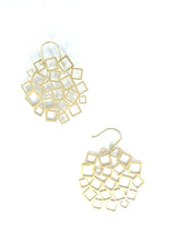 Charger l'image dans la galerie, Boucles d'oreilles - CUADRADO AL CUADRADO Or