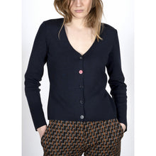 Charger l'image dans la galerie, Gilet Femme Coudières Coraux Marine Dark Navy - Berthe Aux Grands Pieds