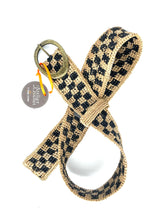 Charger l'image dans la galerie, Ceinture CINTOA DAMIER - Thé & Noir