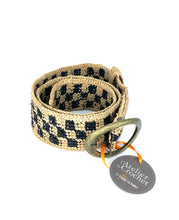 Charger l'image dans la galerie, Ceinture CINTOA DAMIER - Thé & Noir