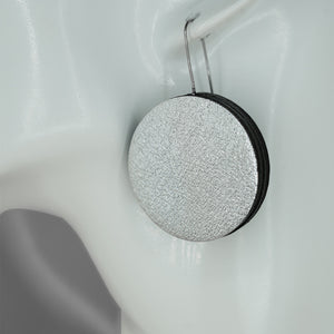 Boucles d'oreilles CIRCLE 02 FIL SMALL - Metallic Grey