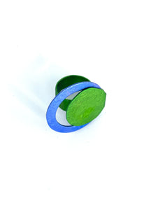 Bague 107 - Turquoise & Vert