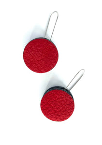 Boucles d'oreilles CIRCLE 02 FIL MINI - Red
