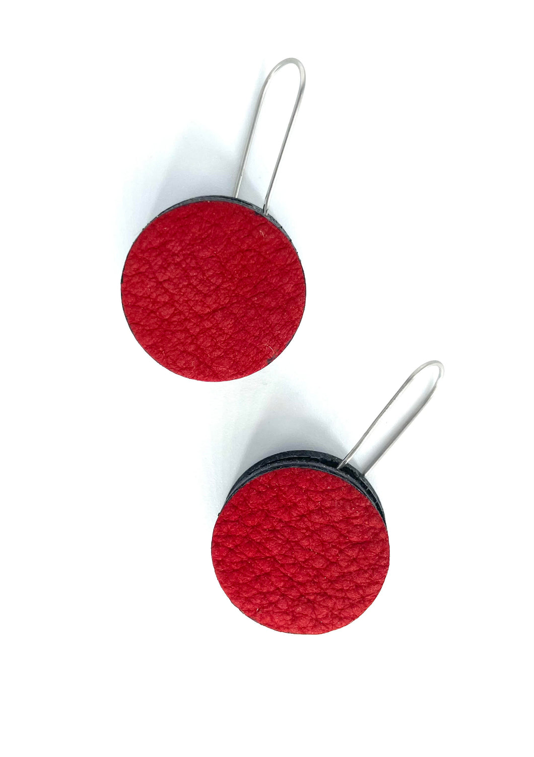 Boucles d'oreilles CIRCLE 02 FIL MINI - Red