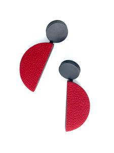 Boucles d'oreilles BAUHAUS 02 BIG - Metallic Grey
