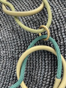 Sautoir MIX CORD - Kaki