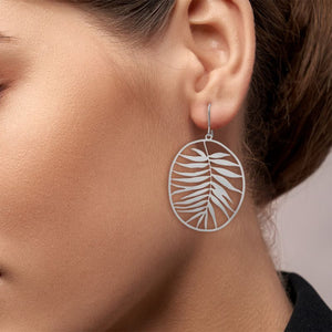 Boucles d'oreilles - GRANDES - TROPIC Argent