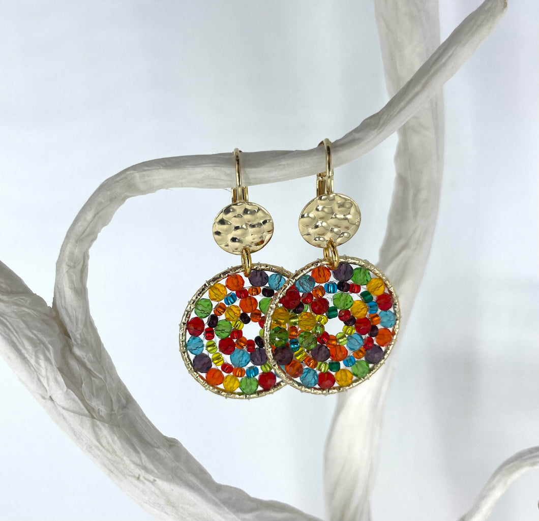 Boucles d'Oreilles PARADIS - Multicolore