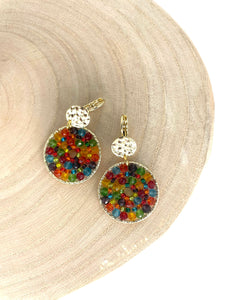 Boucles d'Oreilles PARADIS - Multicolore