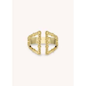 Bague - DOUBLE TRIANGLE - Or