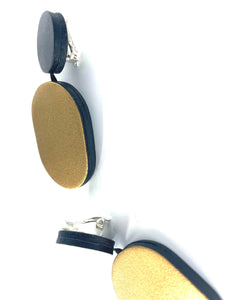 Clips d'oreilles OVAL SMALL - Gold